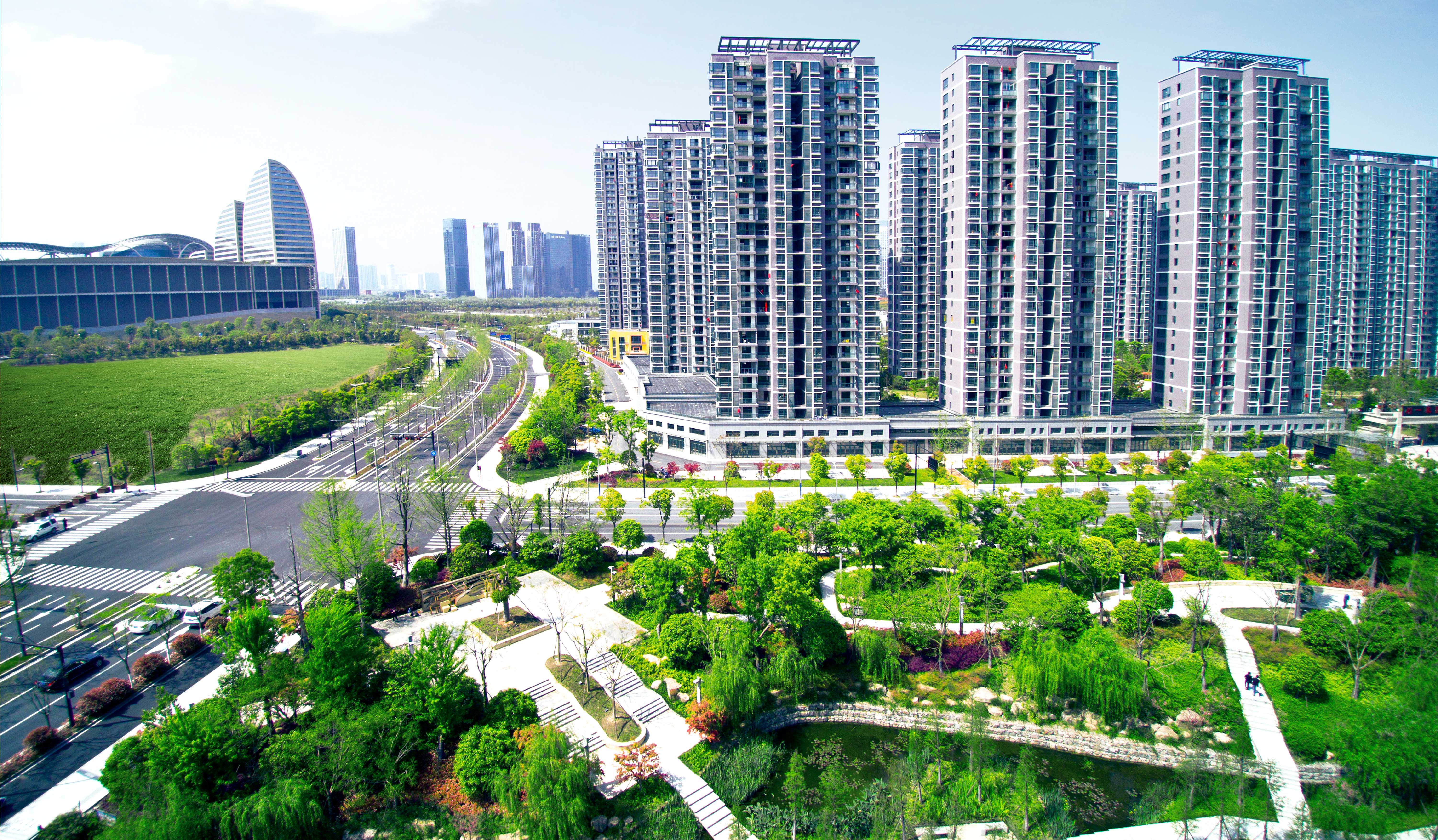 杭州奧體博覽城FG13-14地塊基礎(chǔ)配備設(shè)施項目-景觀